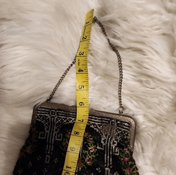 Vintage very beaded Deco‎ evening bag - Picture 9 of 14